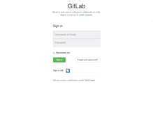 Tablet Screenshot of gitlab.paraweb.me